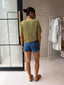 SUMMER KNIT TOP - GREEN