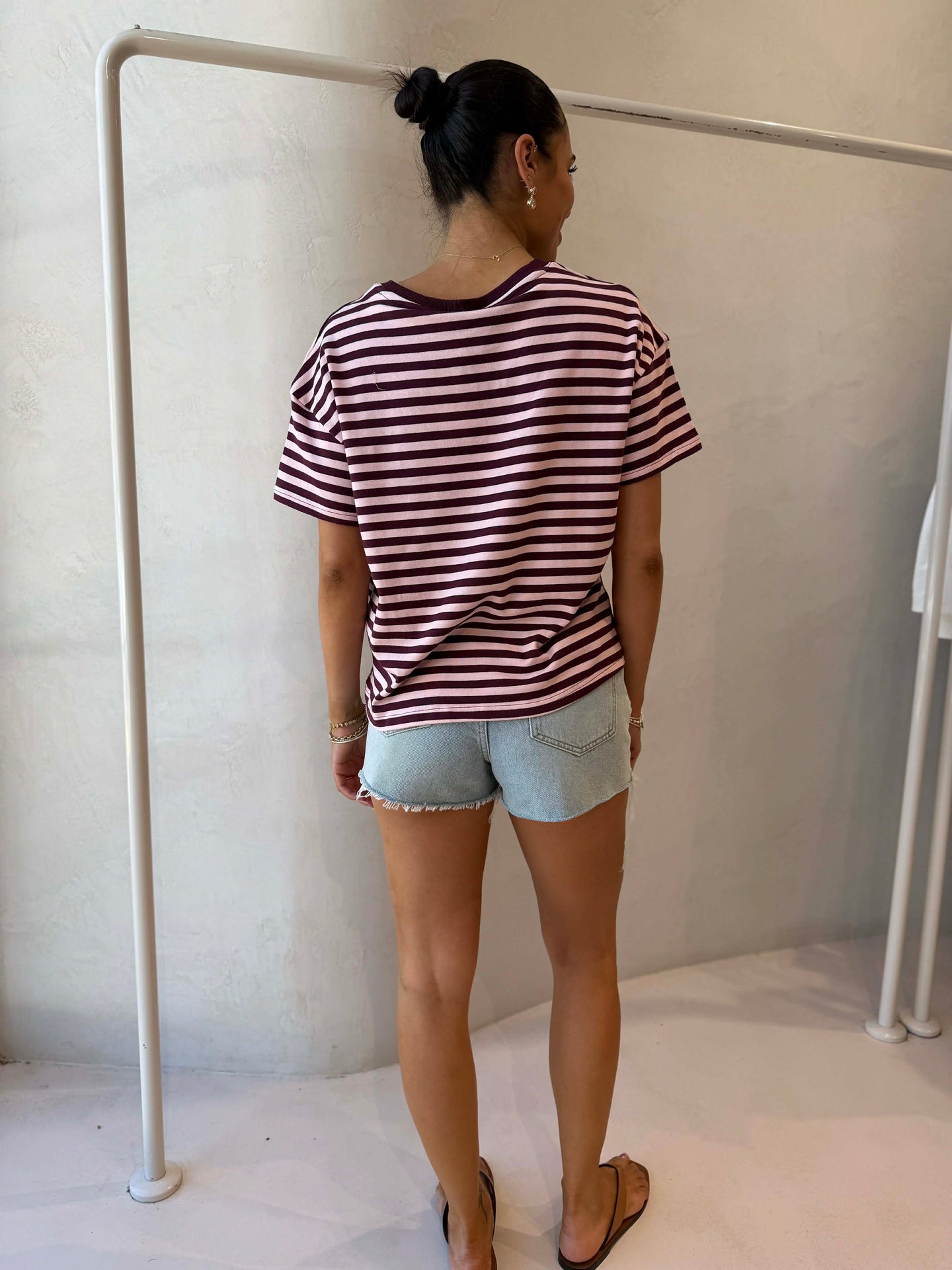 LEXI TSHIRT - BURGUNDY