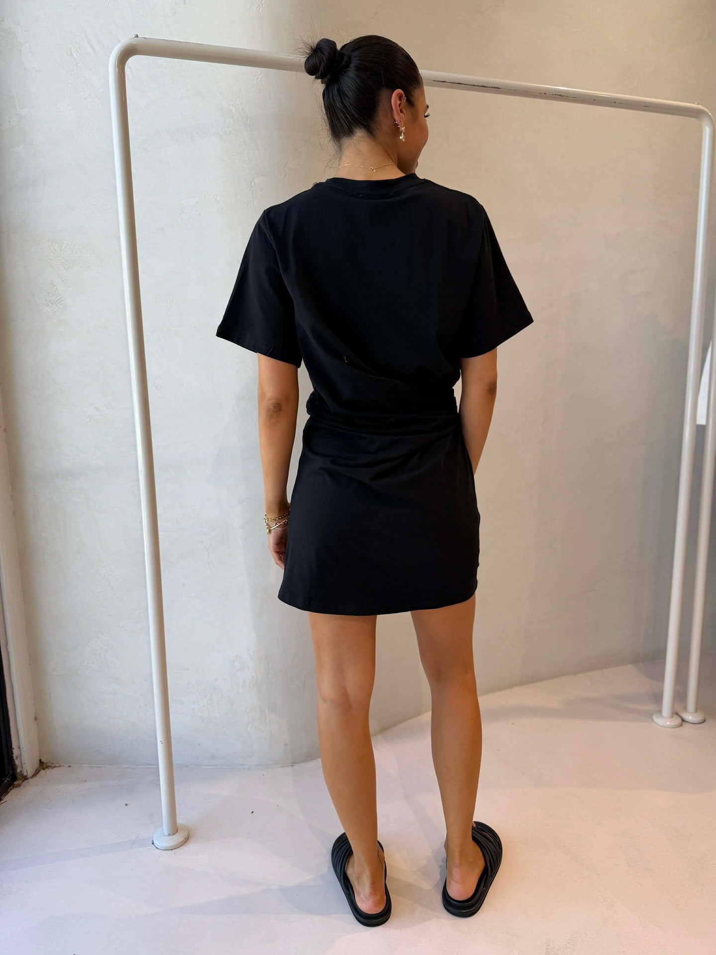 GINA JERSEY DRESS - BLACK