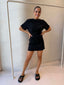 GINA JERSEY DRESS - BLACK