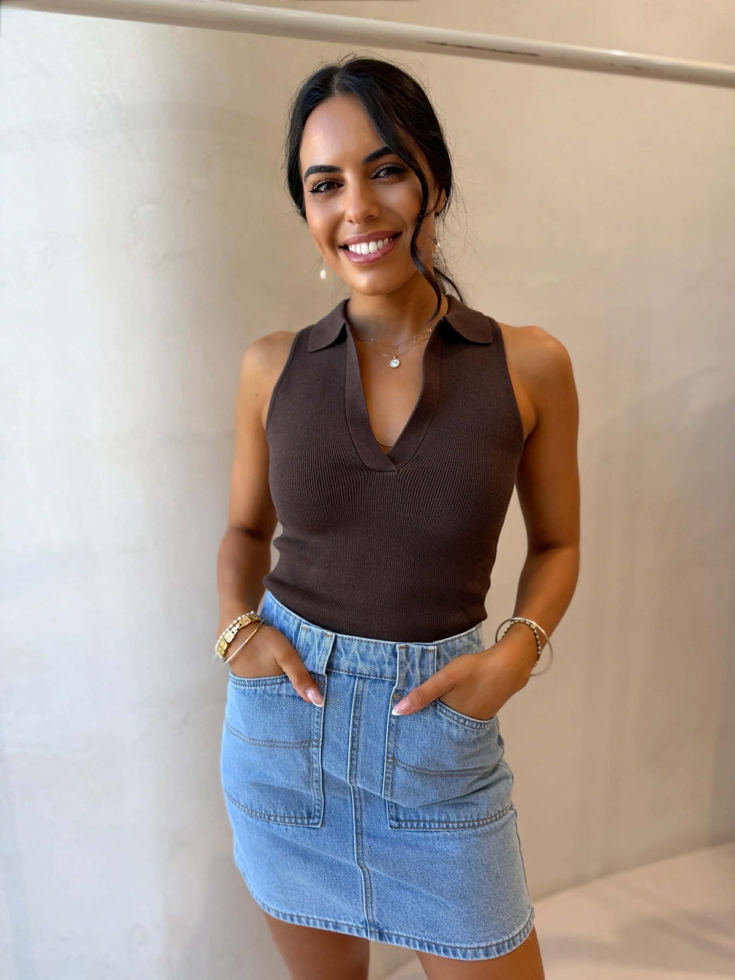 BECCA SKIRT - LIGHT BLUE