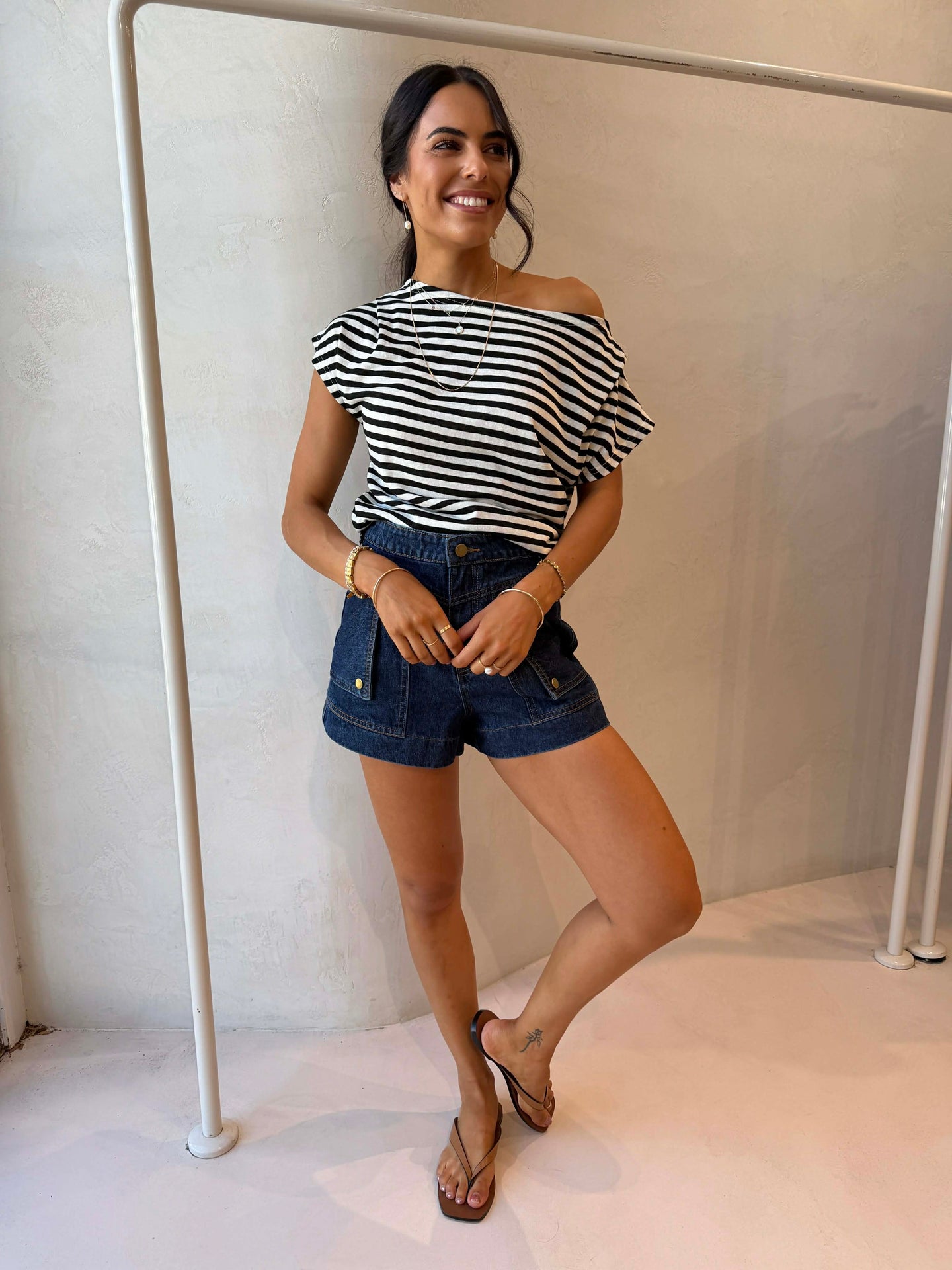 BONNIE STRIPE TEE
