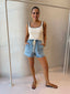 LIGHT DENIM SHORT