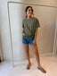 LEXI T-SHIRT - OLIVE