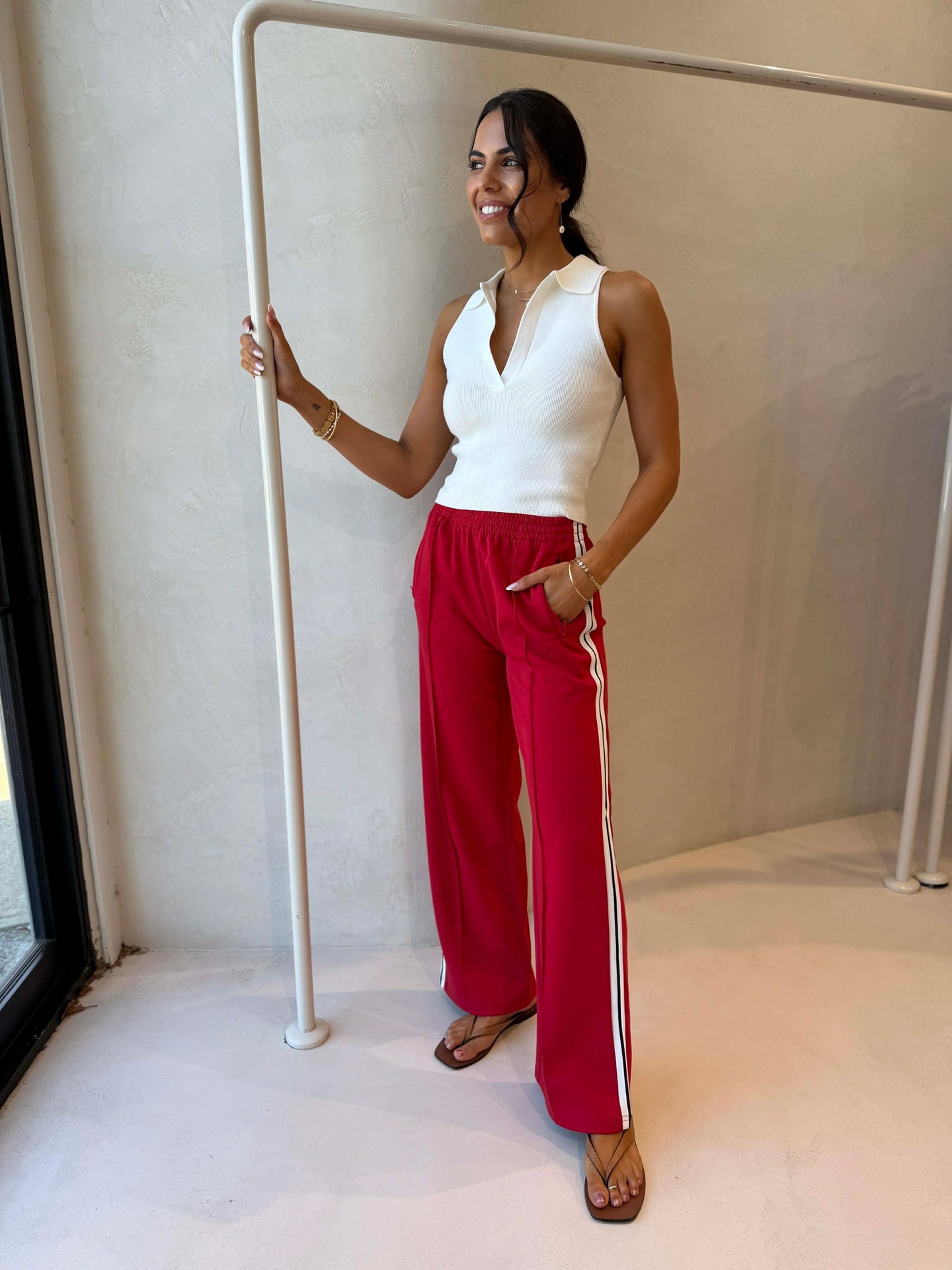 BAHAMA PANT- RED