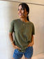 LEXI T-SHIRT - OLIVE