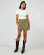 BECCA DENIM SKIRT- KAHKI