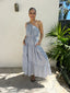 COASTAL STRIPE MAXI- BLUE