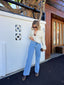 THE BELLE PU BOMBER - CREAM
