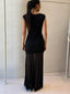 KIARA RUCHED MAXI- BLACK