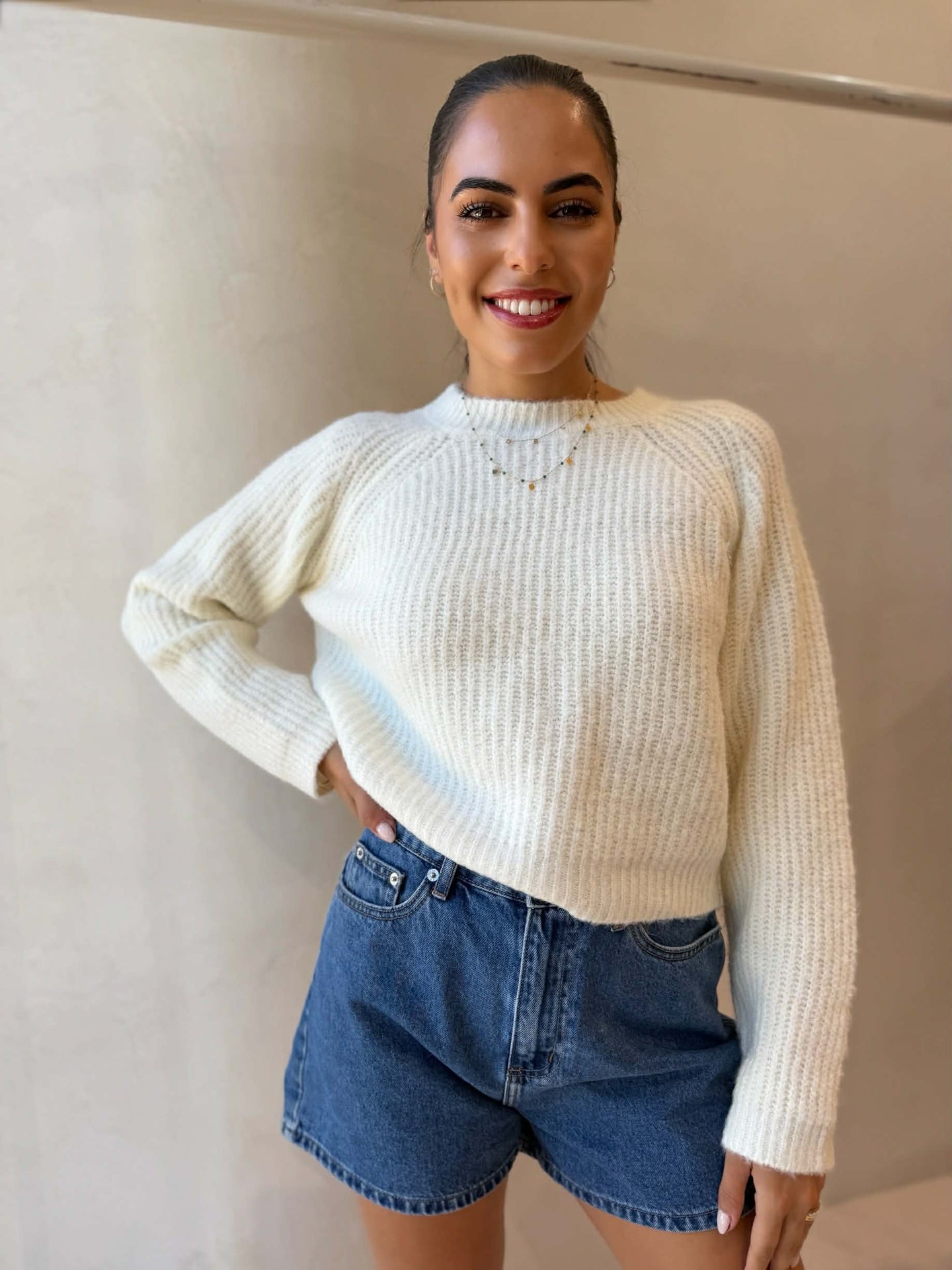 HANNAH KNIT- WHITE