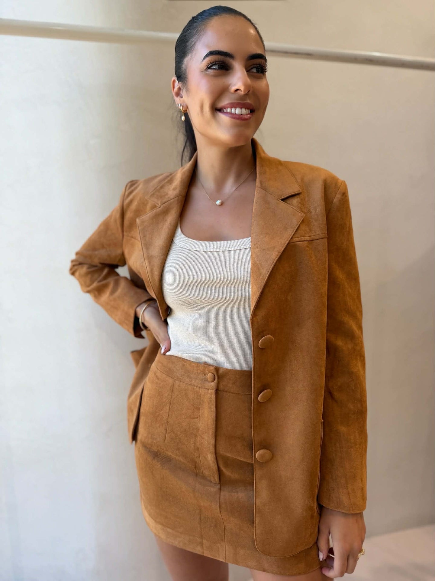 SOPHIE SUEDE MINI - RUST