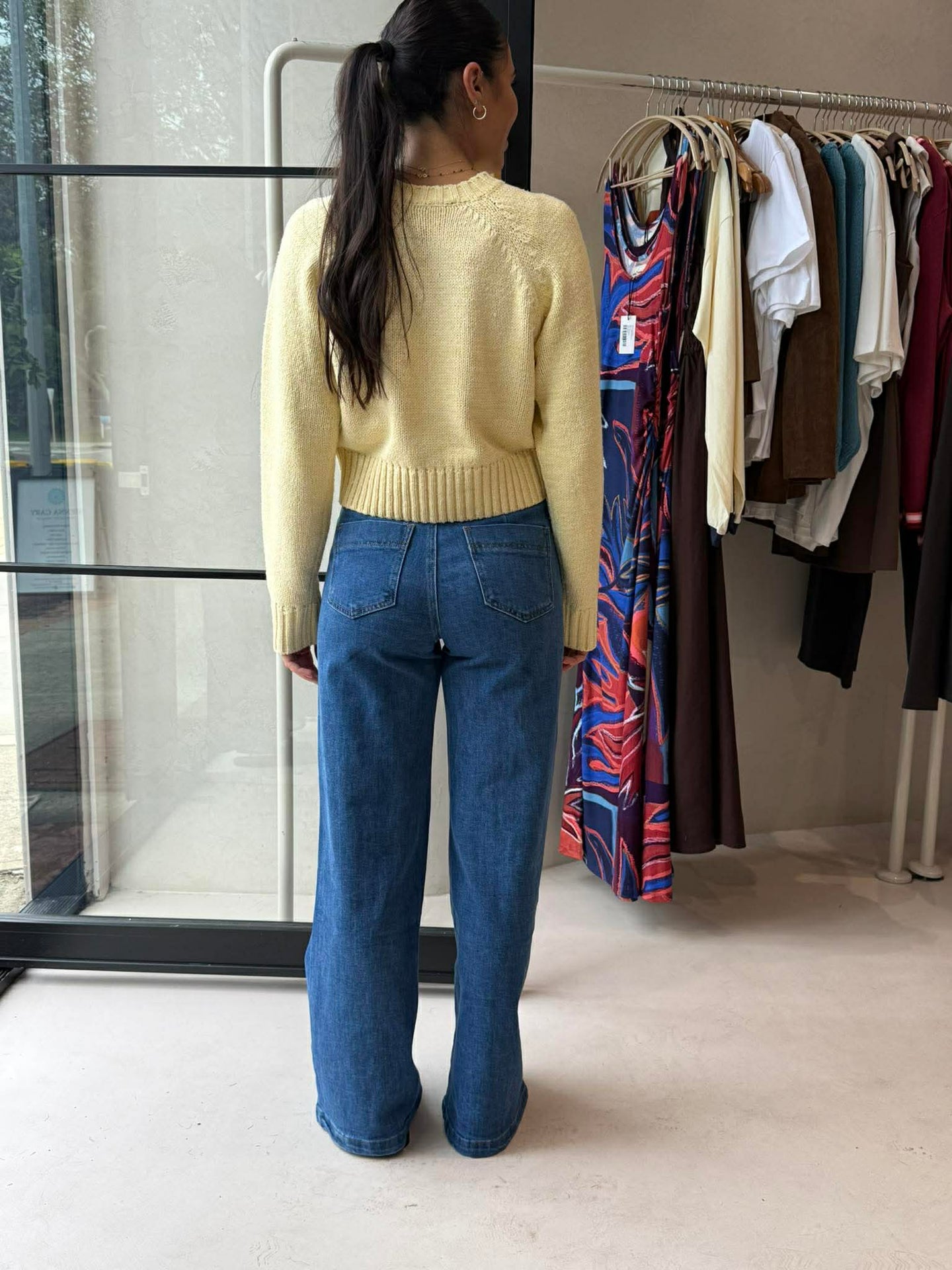 TALULLAH CREW KNIT - YELLOW