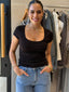 ZOE SHORT SLEEVE TOP
