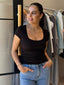 ZOE SHORT SLEEVE TOP
