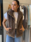 BAILEY VEST- BROWN