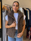BAILEY VEST- BROWN