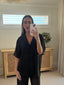 PERI SHEER POLKA SHIRT SET