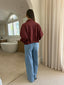 BROOKLYN BOMBER JACKET-PLUM