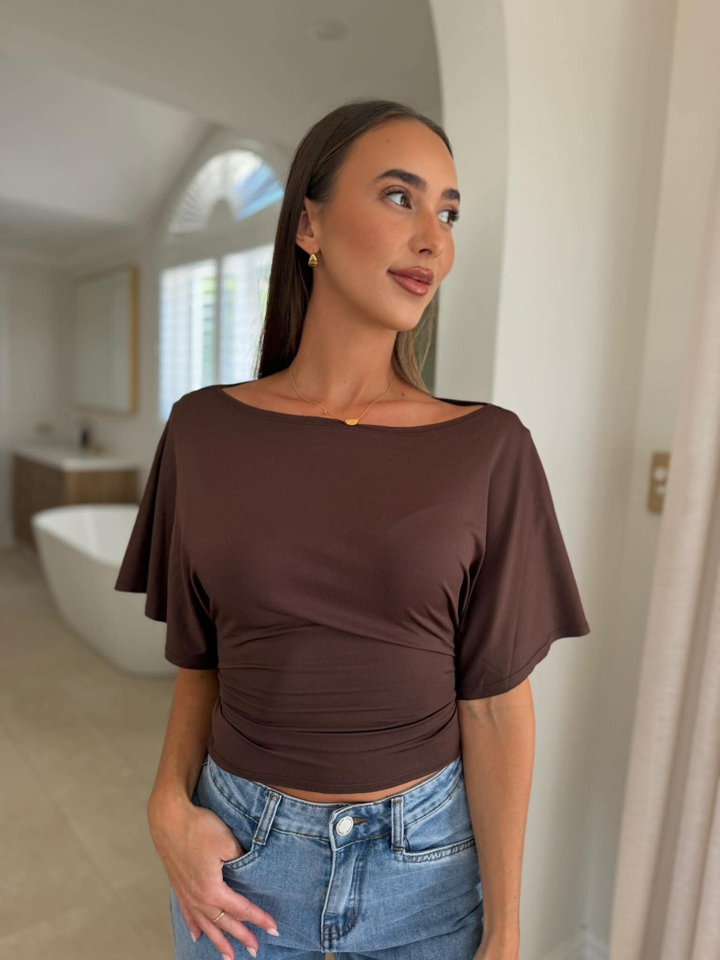 JASMINE TEE -CHOC