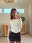 AMBER TOP-WHITE