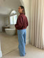 BROOKLYN BOMBER JACKET-PLUM