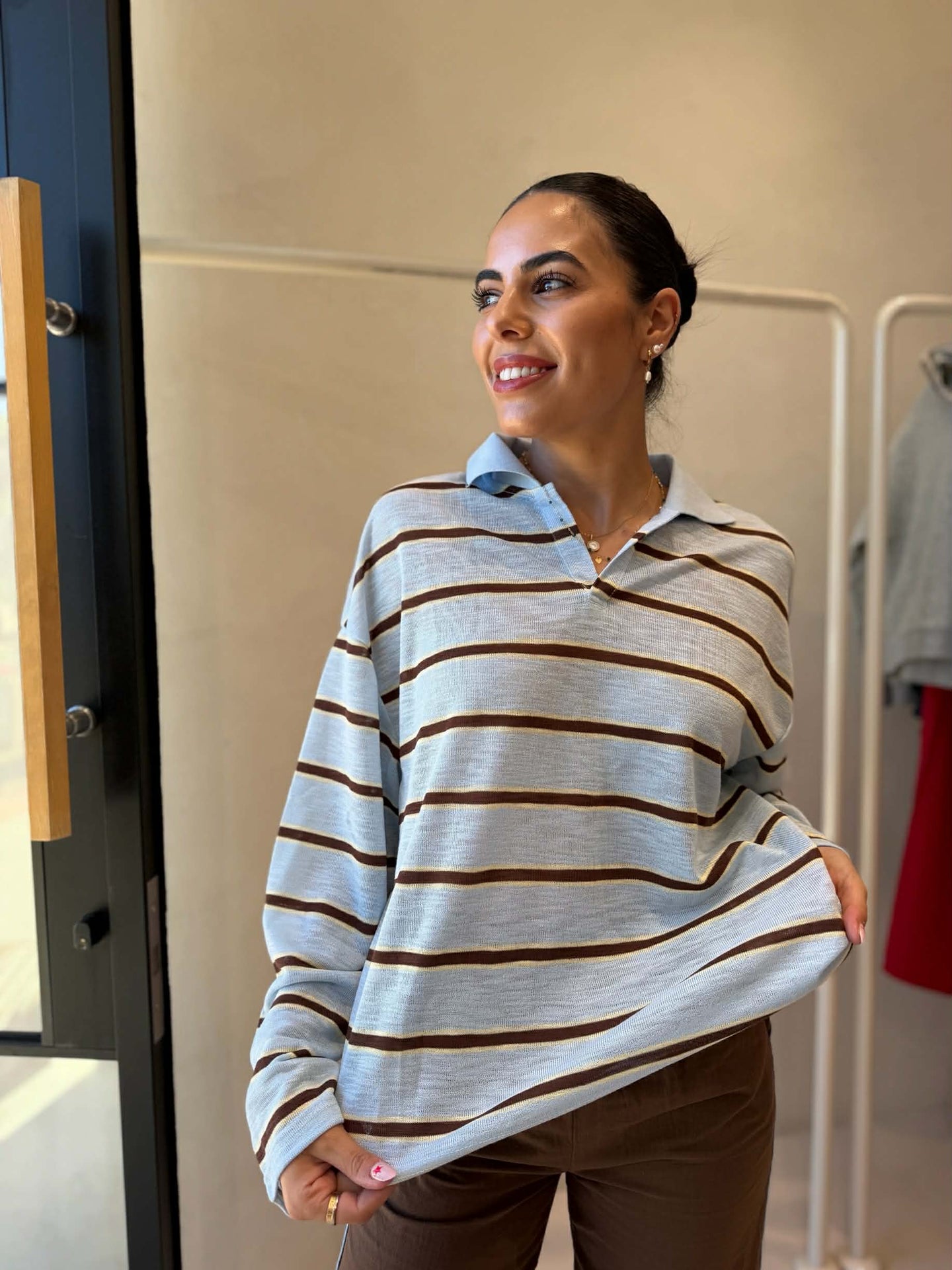 ROMIE STRIPE POLO