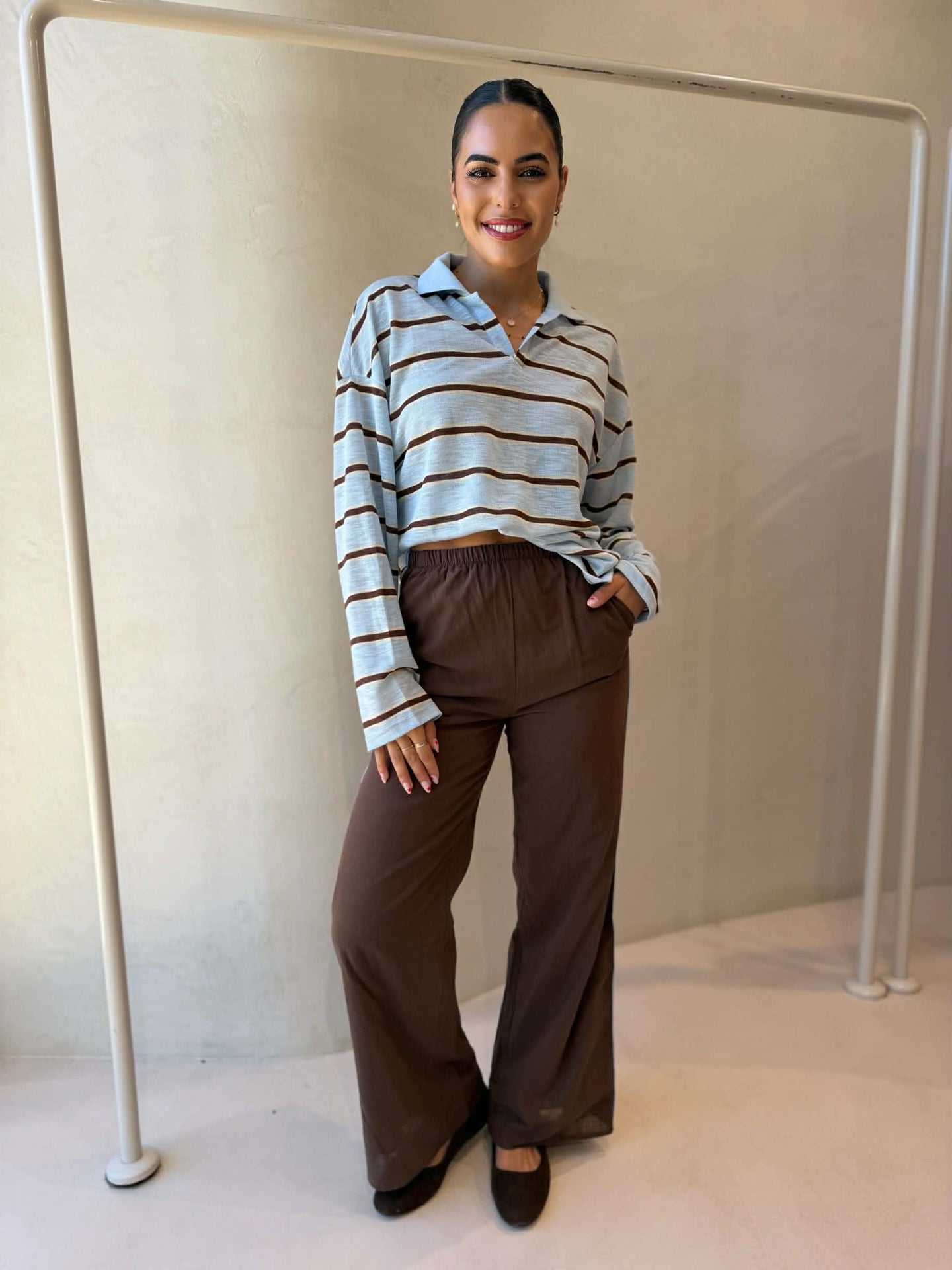 ROMIE STRIPE POLO