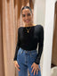 AMBER TOP-BLACK