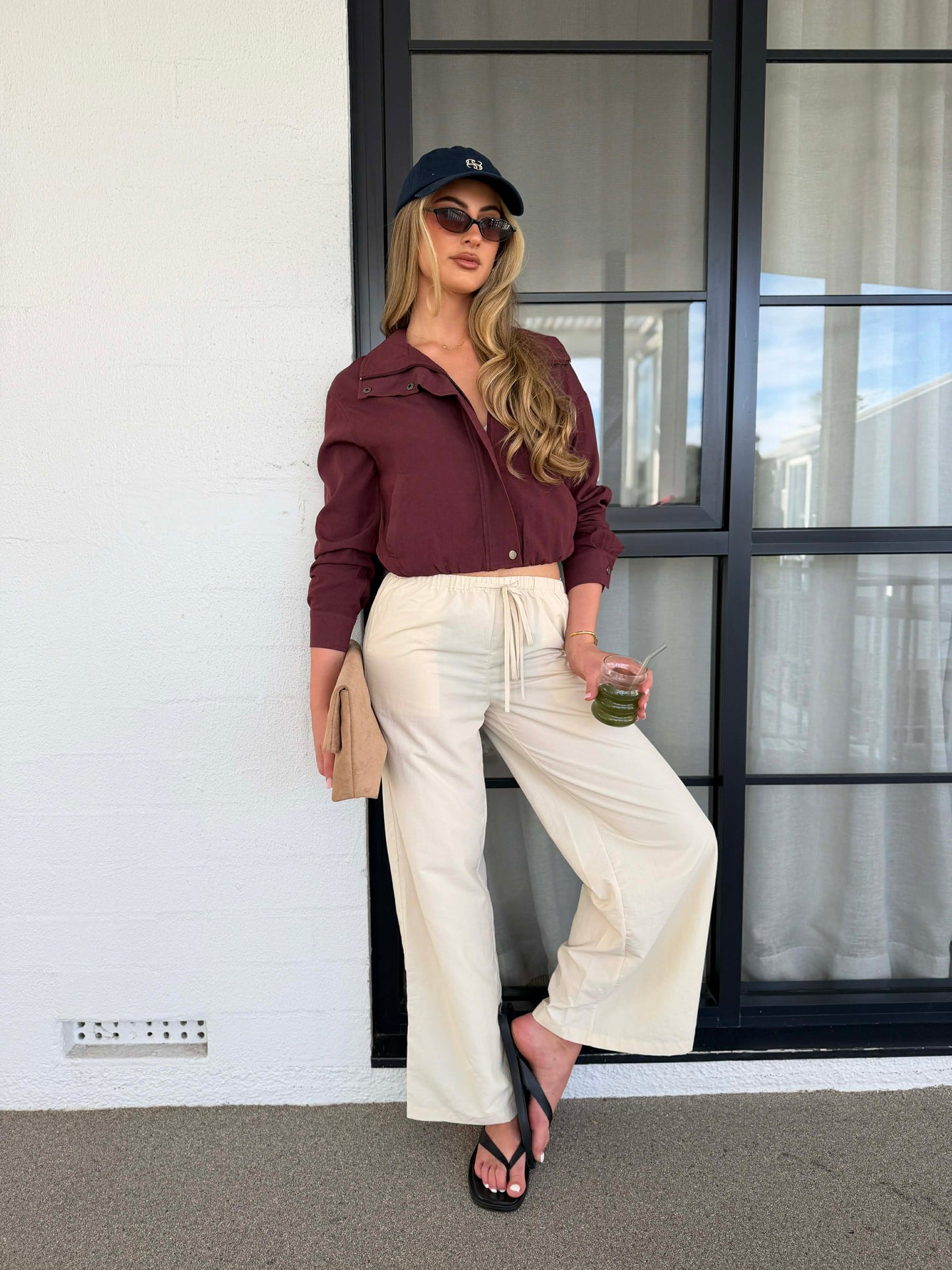 SALOME JACKET- DEEP CHERRY