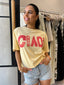 CIAO BOXY CROP TEE - BUTTER