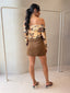 SOPHIE SUEDE MINI - CHOC