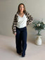 PLAID SHORT JACKET