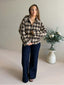 PLAID SHORT JACKET