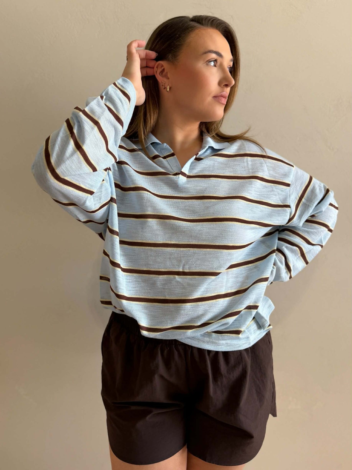 ROMIE STRIPE POLO