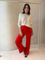 CENTRAL PARK PANT-RED