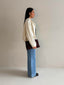 LENA SUEDE BOMBER- OFF WHITE
