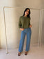 TAPE BOAT KNIT - KHAKI