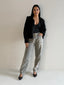 LENA SUEDE BOMBER- BLACK