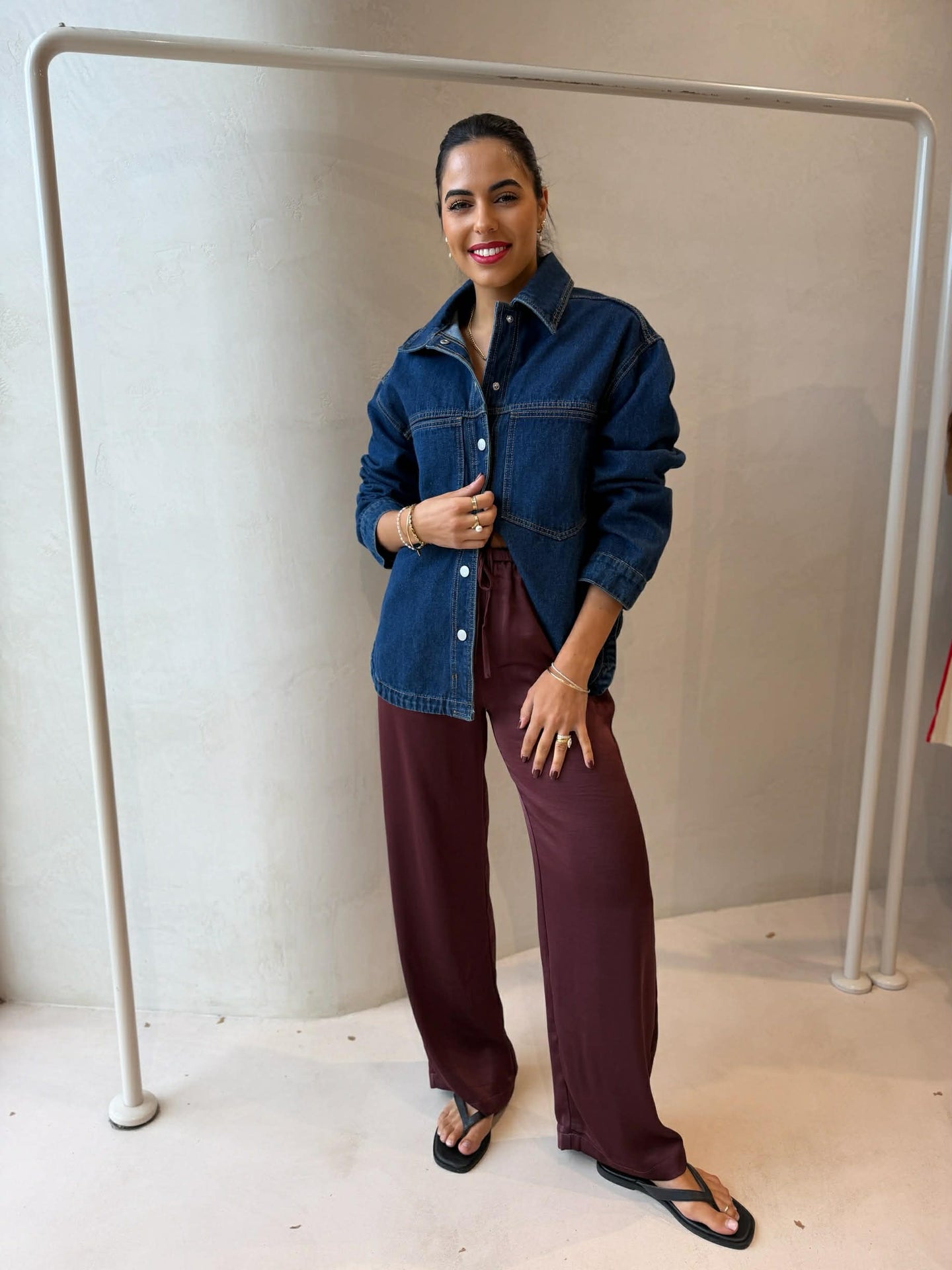 COLETTE DENIM SHACKET
