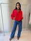 GIGI WINDBREAKER JACKET- RED