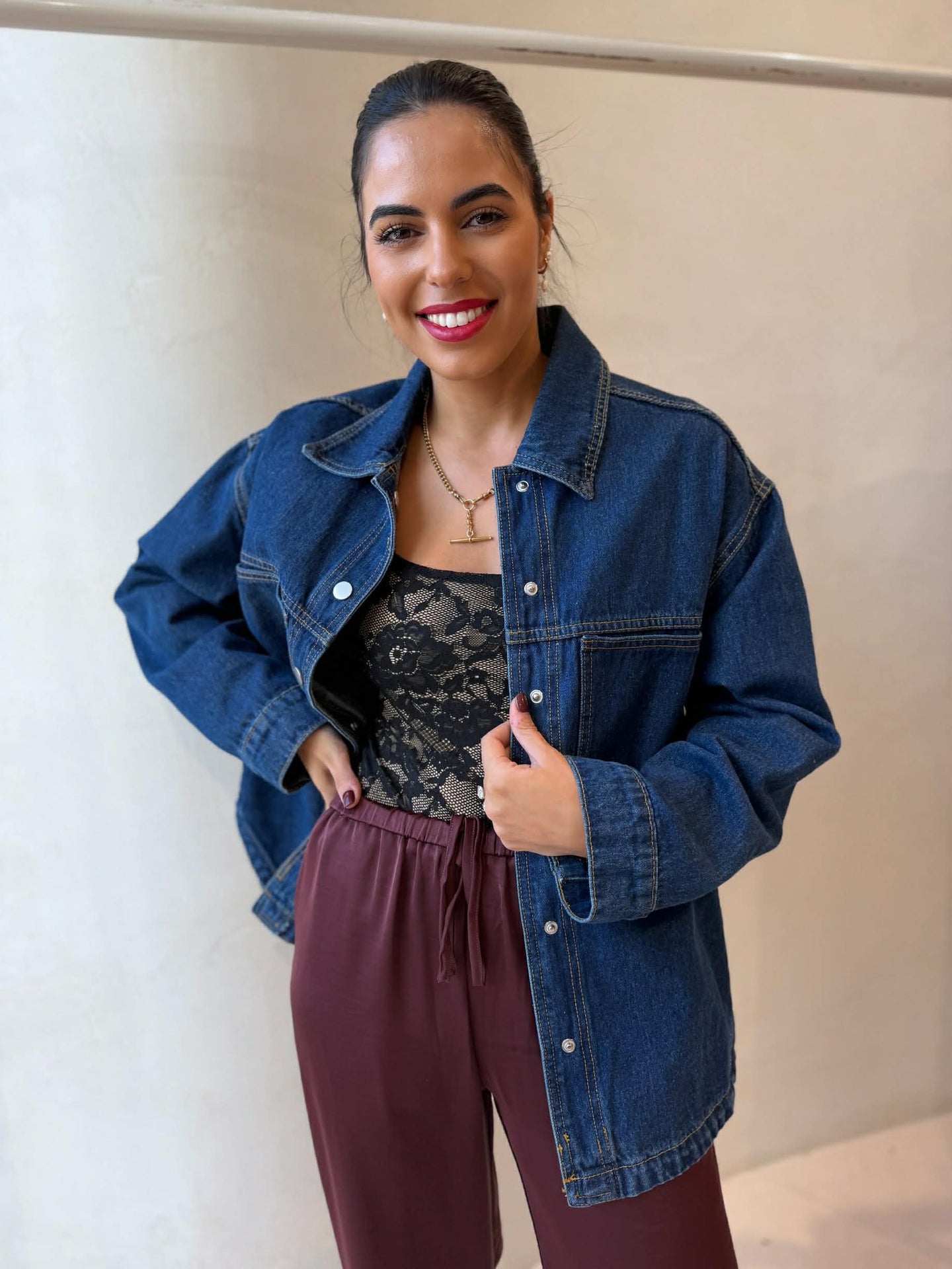 COLETTE DENIM SHACKET