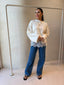 CREAM KNIT LACE JUMPER