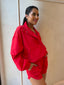 GIGI WINDBREAKER JACKET- RED
