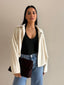 LENA SUEDE BOMBER- OFF WHITE
