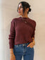 IVY KNIT JUMPER-WINE