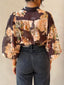 LELA SHIRT - BROWN FLORAL
