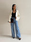 LENA SUEDE BOMBER- OFF WHITE