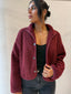 KATYA CROP SHERPA JACKET