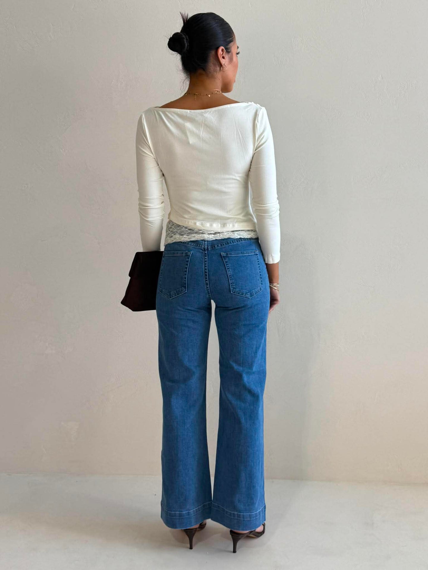 CINDY ASY TOP- IVORY